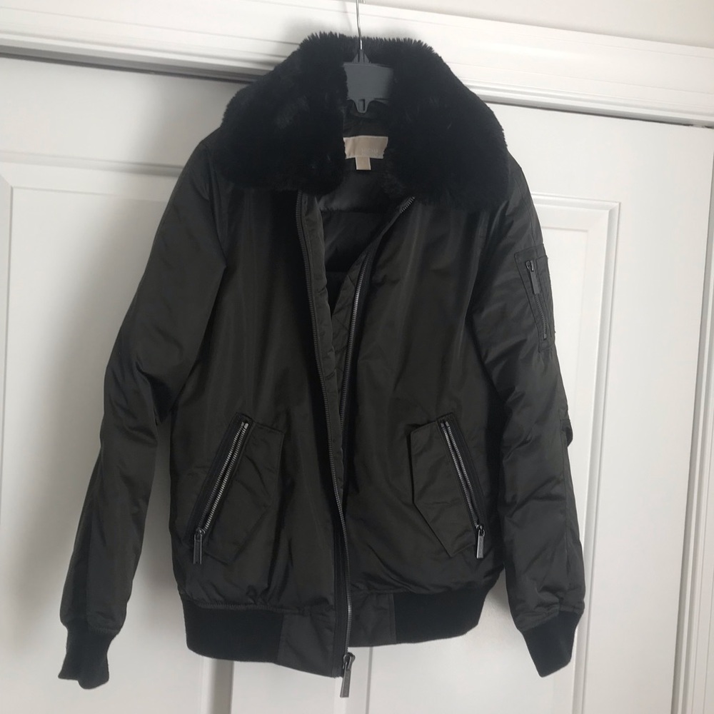 Michael Kors Women’s bomber jacket olive green S